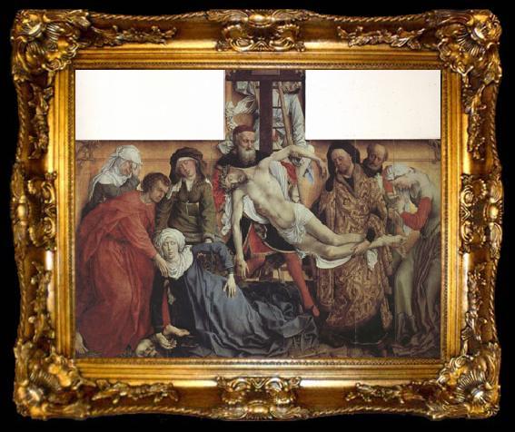 framed  Rogier van der Weyden The Descent from the Cross (nn03), ta009-2